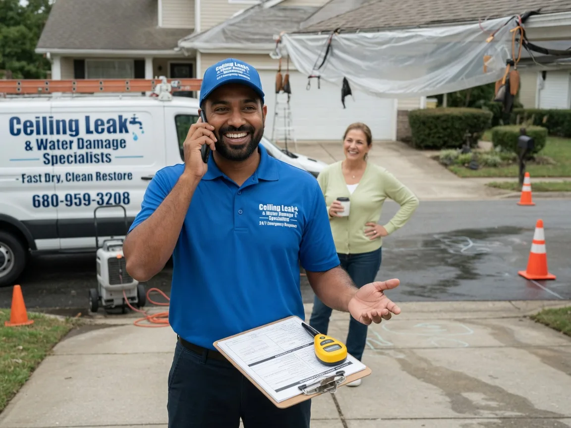 Ceiling Leak Cleanup Rancho Santa Margarita, CA FAQs